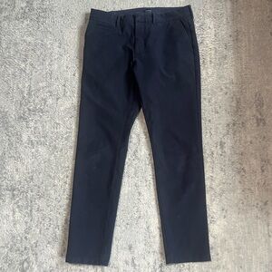 J. Crew 484 Canvas Stretch Tech Pant 33x32 Navy